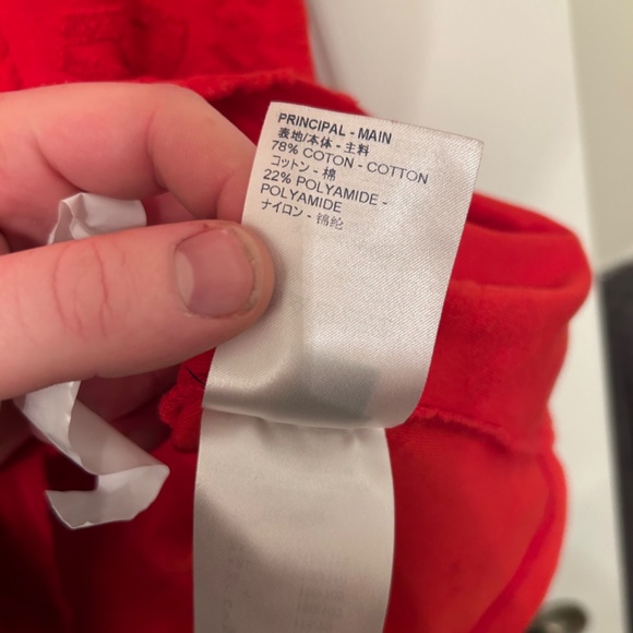 SOLD Louis Vuitton 2018 Red Towel Letter Monogram Logo T Shirt - Picture 6 of 9